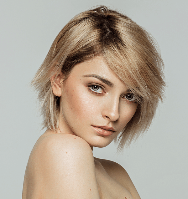 Short Blond Shag Short Blond Shag